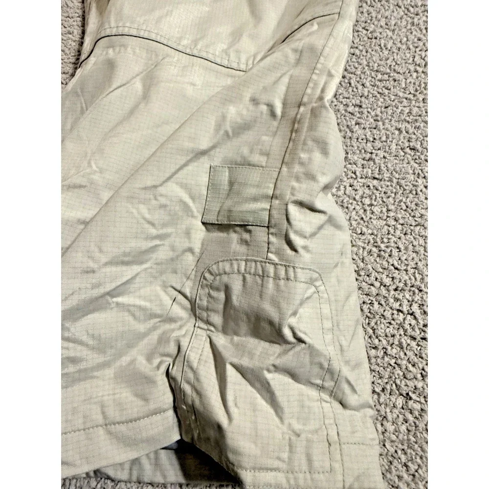 KARBON Ski Pants Mens Large Gray Insulated Snowboard Suspenders Pockets